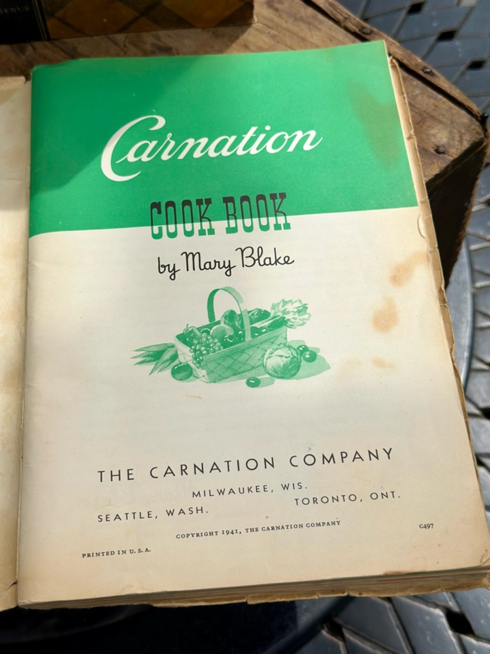 Vintage Baking Cookbook Set Carnation Mary Blake Home Baking Recipes - Picture 2 of 13